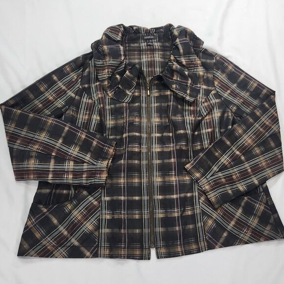 Claudia eve plaid jacket 1X
Lot L - Picture 3 of 7